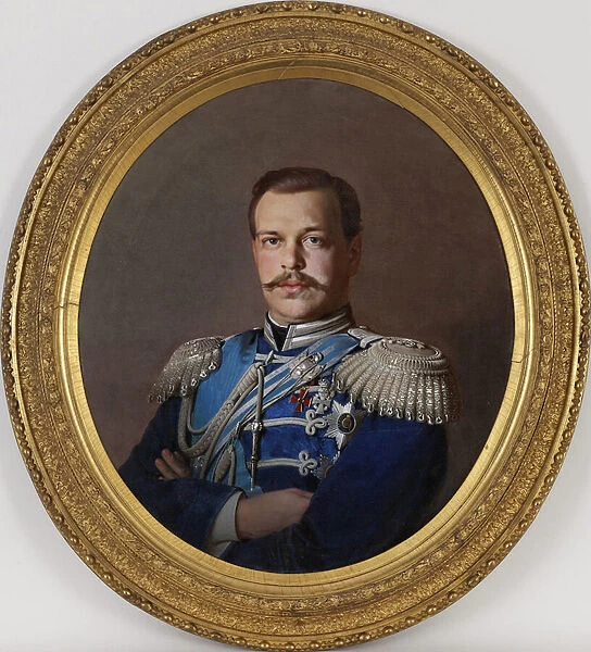 Alexandre III - Portrait of the Emperor Alexander III (1845-1894