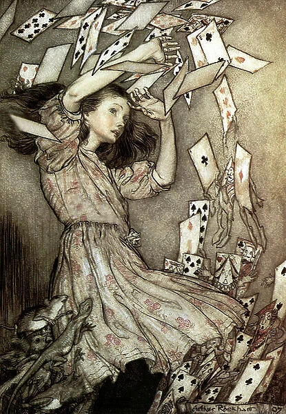 Alice's Adventures in Wonderland (aka Alice Trough The Looking Glass) by Lewis Carroll, Illustration by Arthur Rackham in 1907