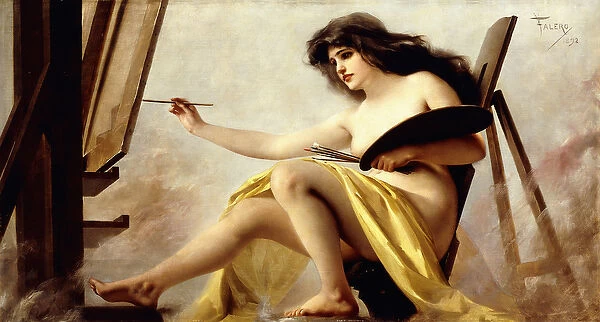 An Allegory of Painting, 1892 (oil on canvas)