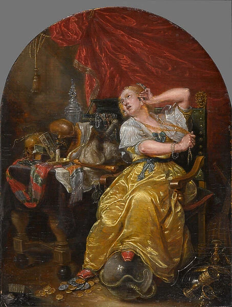 An Allegory of Vanity, 1651 (oil on oak panel)