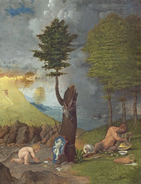 Allegory of Virtue and Vice, 1505 (oil on panel)