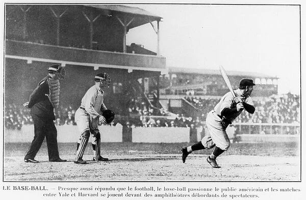 American baseball in 1910 (b  /  w photo)