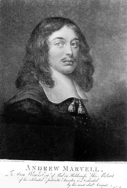 Andrew Marvell (1621-78), engraved by John Raphael Smith (1752-1812) (engraving)