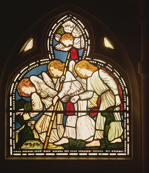 Angels, 1862 (stained glass)