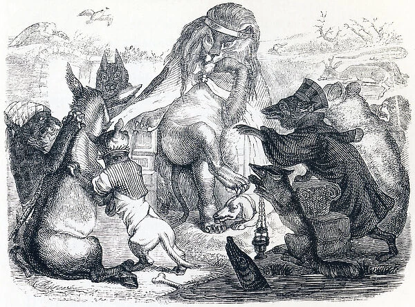 Animals sick of plague (les animaux malades de la peste) - Fables by La Fontaine