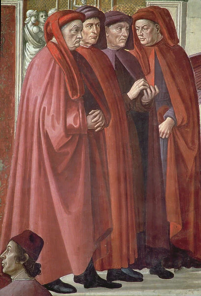 The Annunciation to St. Zacharias (fresco) (detail)