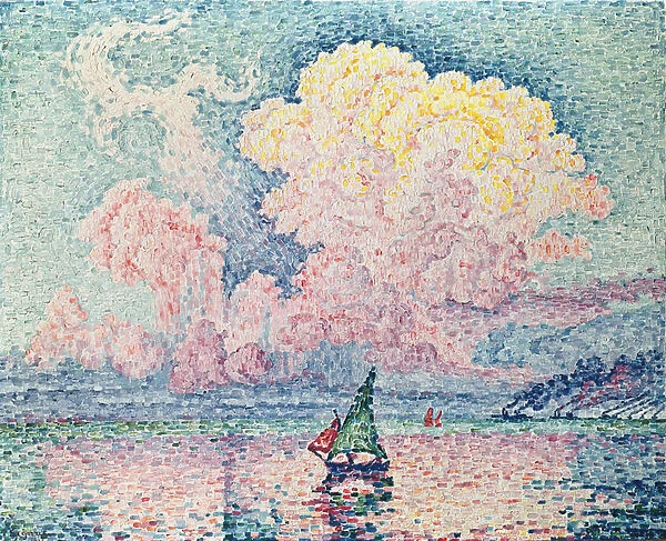 Antibes, the Pink Cloud, 1916 (oil on canvas)