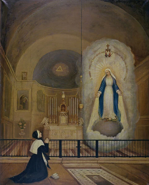 Apparition of the Virgin to St. Catherine Laboure (1806-76) 31st July 1830