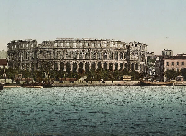 Arena del Mare, Pola, c. 1900 (photomechanical print)
