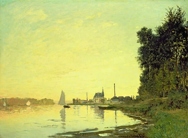 Argenteuil, at the End of the Afternoon, 1872 (oil on canvas)