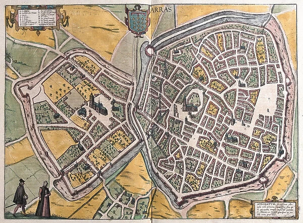 Arras - North France, 1582 (engraving, 1572-1617)