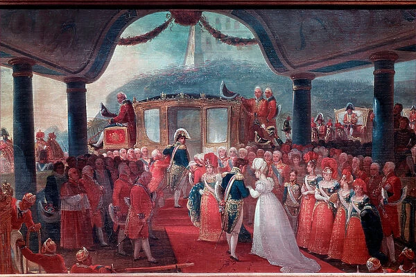The arrival of Maria Leopoldina of Austria in Rio de Janeiro in 1817