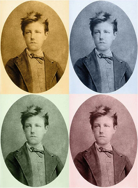 Arthur Rimbaud (1854-1891), French poet, age 17