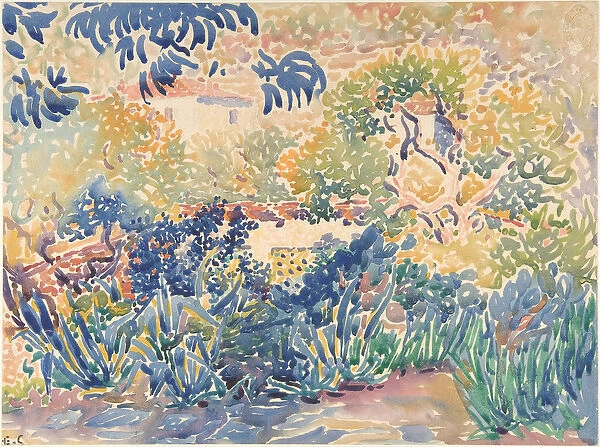 The Artists Garden at Saint-Clair, 1904-5 (w  /  c)