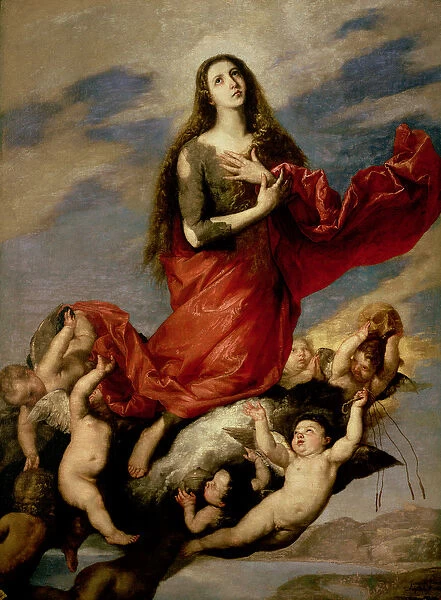 The Assumption of Mary Magdalene, 1636 (oil on canvas)