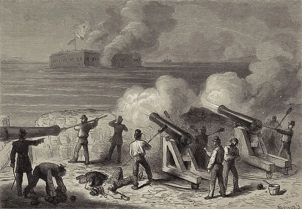 The Attack on Fort Sumter (engraving)