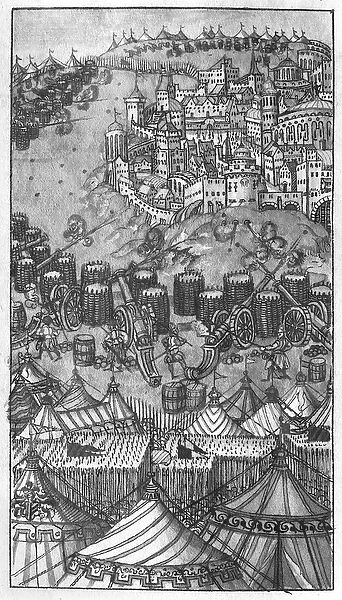 Attack on a Fortified Town, illustration from L Art de l Artillerie