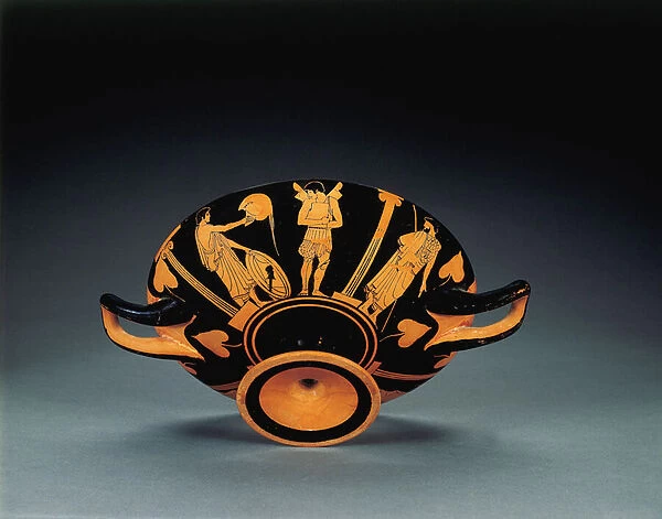 Attic red-figured kylix, c. 470 BC (terracotta) (see also 2636770-1)