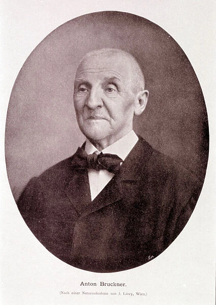 Austrian composer and organist Anton Bruckner (1824 - 1896)