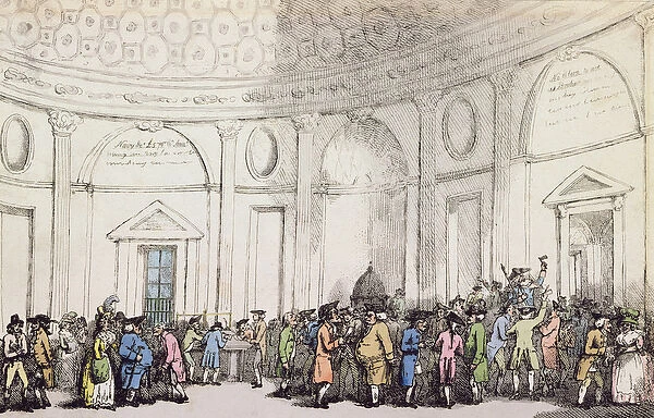 The Bank, 1792 (etching)