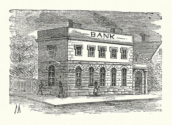 Banks and Banking (engraving)