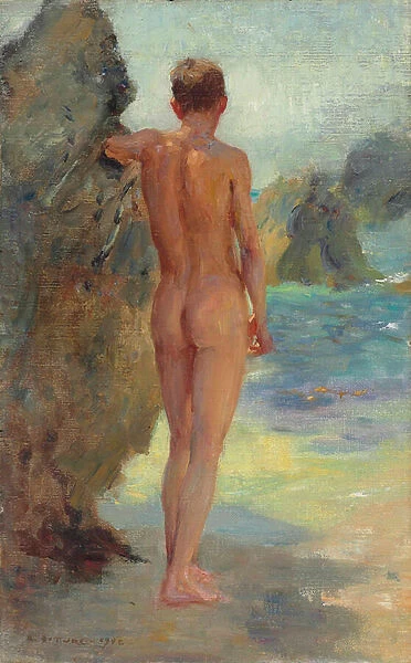 The bather, 1912 (oil on canvas)