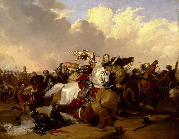 Battle of Bosworth, 1790 (oil on canvas)