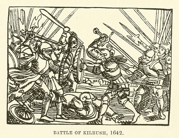 Battle of Kilrush, 1642 (engraving)