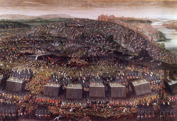 The Battle of the White Mountain during the Thirty Years War (Germany 1620)