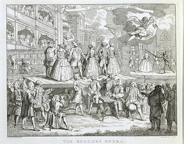 The Beggars Opera, engraved by Thomas Cook (1744-1818) (engraving)