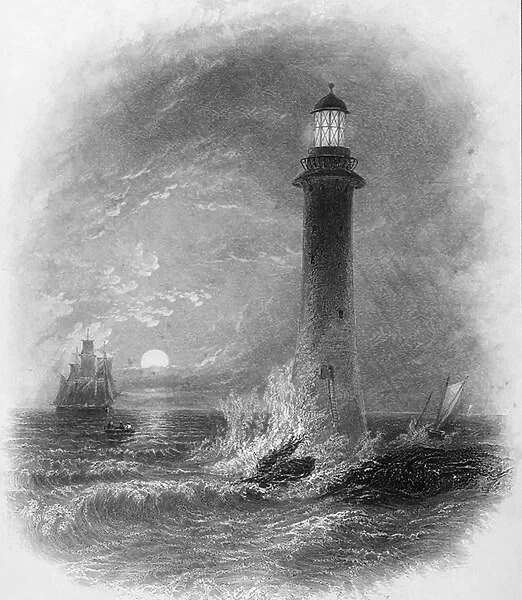 Bell Rock Lighthouse from Cyclopaedia of Useful Arts & Manufactures, edited