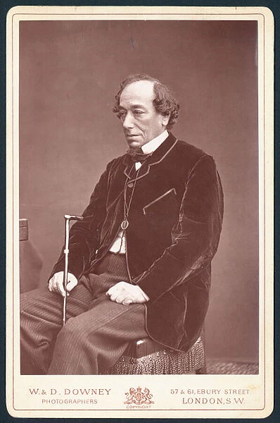 Benjamin Disraeli, Lord Beaconsfield (b  /  w photo)