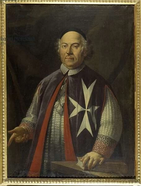 Bishop Giacomo Cannaves (1713-1722), Maltese art, 18th century (98 x 72 cm)