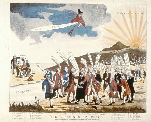 The Blessings of Peace, 1783 (litho)