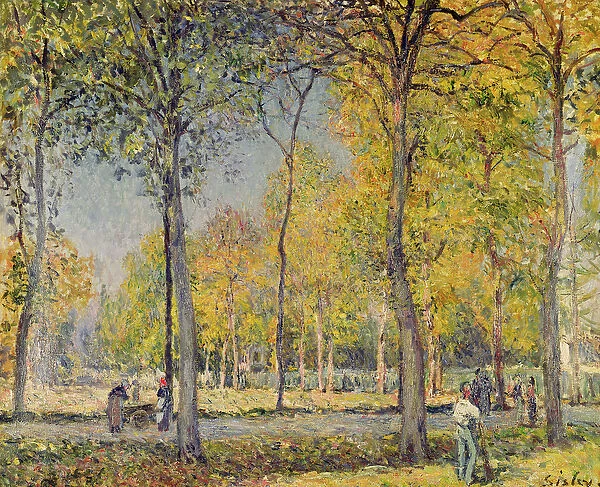 The Bois de Boulogne (oil on canvas)