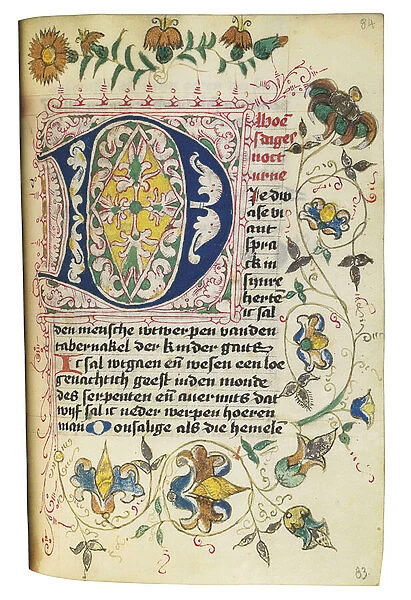 Book of Hours and Prayerbook in Dutch, Lower Rhineland, Emmerich, Cleves, c