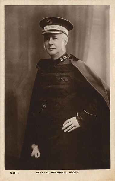 Bramwell Booth, second General of the Salvation Army in succession to his father, William (b  /  w photo)