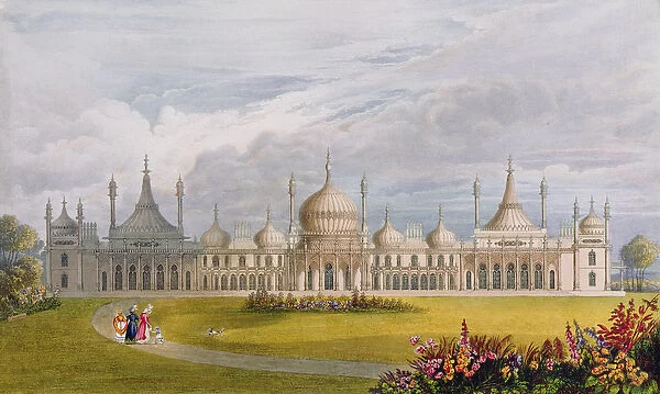 Brighton Royal Pavilion, 19th century (w  /  c on paper)