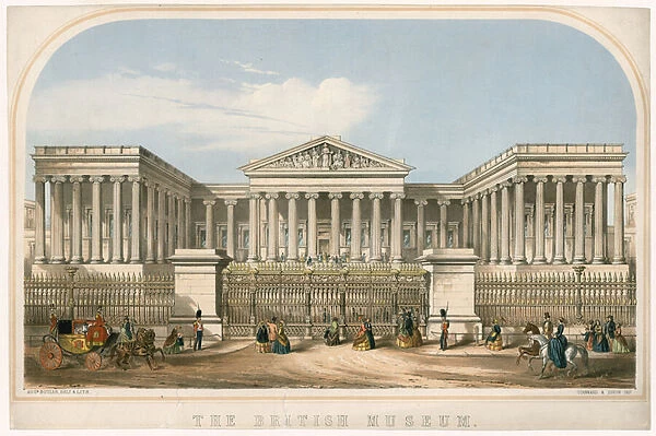 The British Museum (coloured engraving)