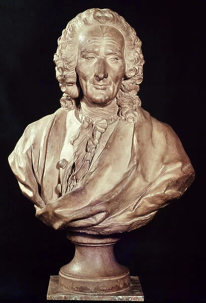Bust of Jean-Philippe Rameau (1683-1764) 1760 (stone)