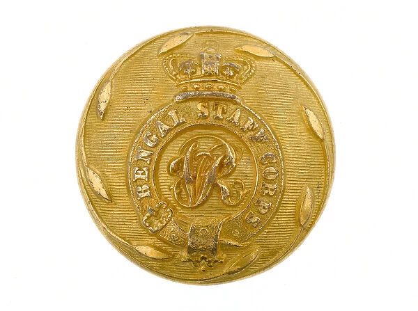 Button, Bengal Staff Corps, 1861-1876 (gilt)