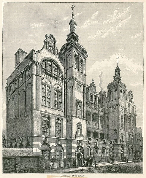 Caledonian Road School, London (engraving)