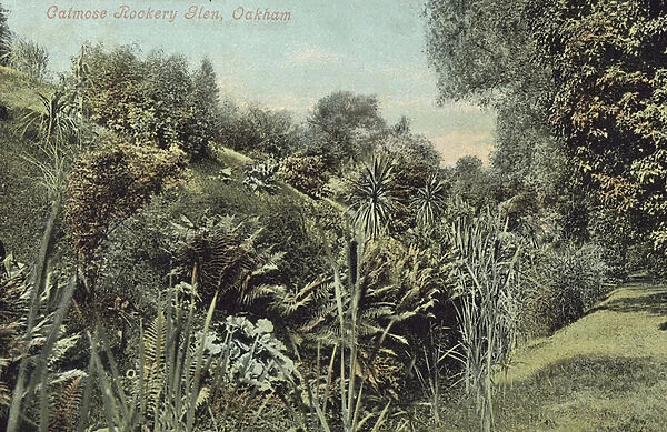 Catmose Rockery Glen, Oakham, Rutland (colour photo)