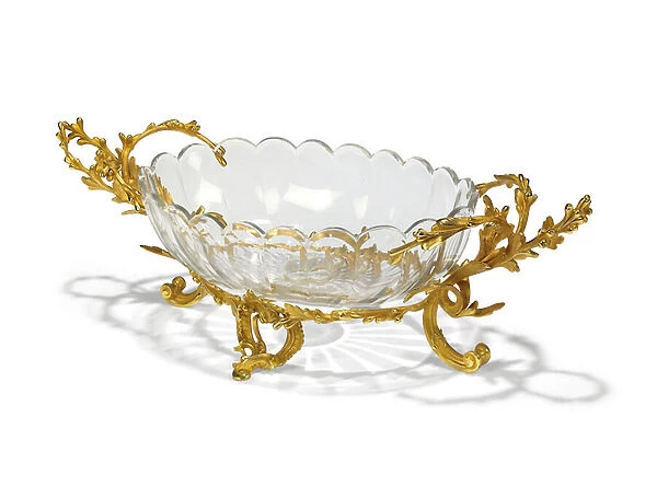 Centrepiece, late 19th-early 20th century (ormolu-mounted glass)
