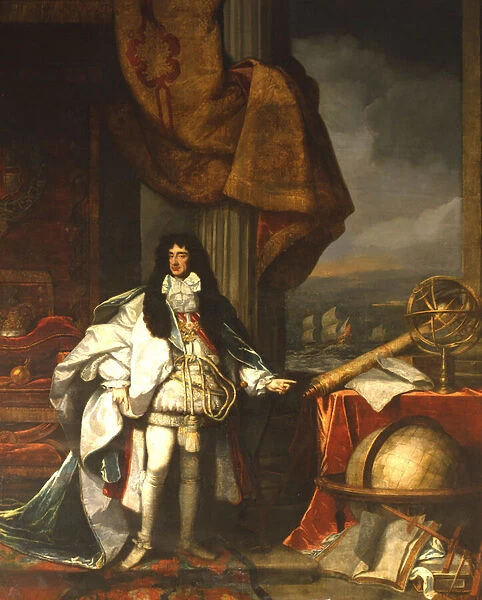 Charles II as President of the Royal Society