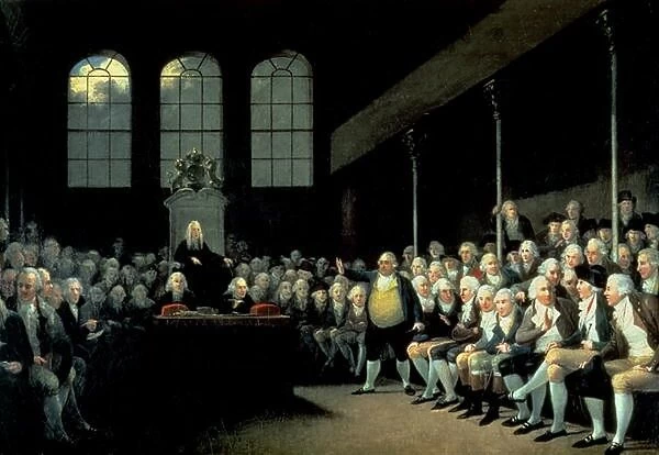Charles James Fox (1749-1806) Addressing the House of Commons during the Pitt Ministry