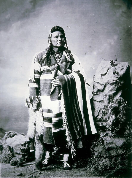 Chief Joseph (1840-1904) c. 1880 (b  /  w photo)