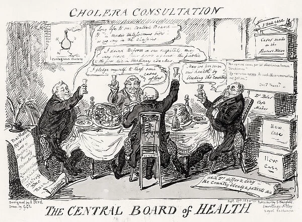 Cholera Consultation at The Central Board of Health, published on Feb 27th 1832