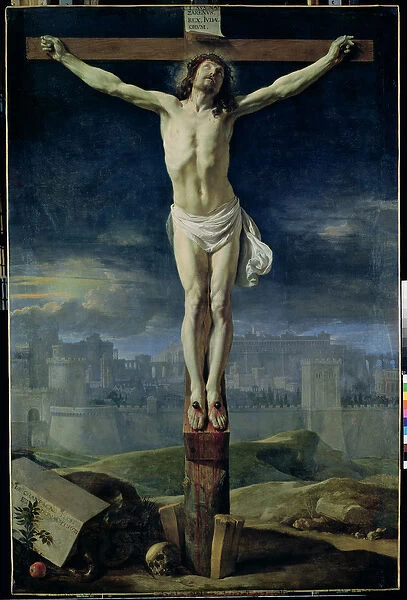 Christ on the Cross, before 1650 (oil on canvas)