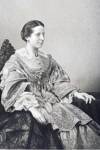 Clara Novello (1818-1908) engraved by D. J